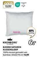 Promoties Bjoerk satijnen kussensloop - Kronborg - Geldig van 20/05/2024 tot 23/06/2024 bij Jysk