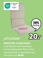 Promoties Bredfjed tuinkussen - Jutlandia - Geldig van 20/05/2024 tot 23/06/2024 bij Jysk
