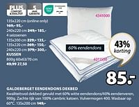 Promoties Galdeberget eendendons dekbed - Huismerk - Jysk - Geldig van 20/05/2024 tot 23/06/2024 bij Jysk
