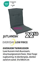 Promoties Gudhjem tuinkussen - Jutlandia - Geldig van 20/05/2024 tot 23/06/2024 bij Jysk