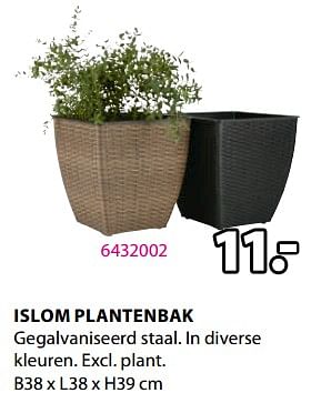 Promoties Islom plantenbak - Huismerk - Jysk - Geldig van 20/05/2024 tot 23/06/2024 bij Jysk