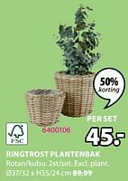 Promoties Ringtrost plantenbak - Huismerk - Jysk - Geldig van 20/05/2024 tot 23/06/2024 bij Jysk
