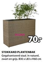 Promoties Stokkand plantenbak - Huismerk - Jysk - Geldig van 20/05/2024 tot 23/06/2024 bij Jysk