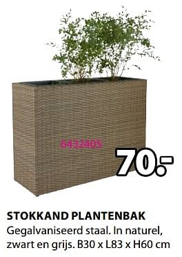 Promoties Stokkand plantenbak - Huismerk - Jysk - Geldig van 20/05/2024 tot 23/06/2024 bij Jysk