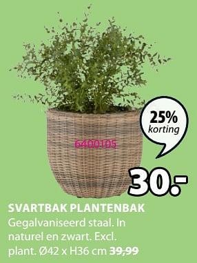Promoties Svartbak plantenbak - Huismerk - Jysk - Geldig van 20/05/2024 tot 23/06/2024 bij Jysk
