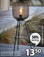 Promoties Vannrikse lamp op batterijen - Huismerk - Jysk - Geldig van 20/05/2024 tot 23/06/2024 bij Jysk