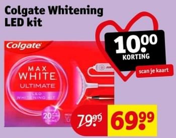 Promoties Colgate whitening led kit - Colgate - Geldig van 21/05/2024 tot 26/05/2024 bij Kruidvat