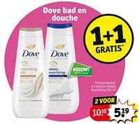 Promoties Douche deeply nourishing - Dove - Geldig van 21/05/2024 tot 26/05/2024 bij Kruidvat