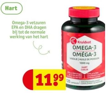 Promoties Kruidvat omega-3 - Huismerk - Kruidvat - Geldig van 21/05/2024 tot 26/05/2024 bij Kruidvat