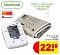Promoties Medisana bloeddrukmonitor - Medisana - Geldig van 21/05/2024 tot 26/05/2024 bij Kruidvat
