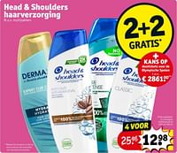 Promoties Shampoo antihaaruitval cafeine - Head & Shoulders - Geldig van 21/05/2024 tot 26/05/2024 bij Kruidvat