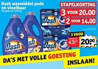 Promoties Dash wasmiddel pods platinum zeebries - Dash - Geldig van 21/05/2024 tot 26/05/2024 bij Kruidvat