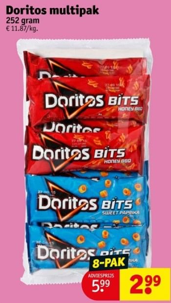 Promoties Doritos multipak - Doritos - Geldig van 21/05/2024 tot 26/05/2024 bij Kruidvat