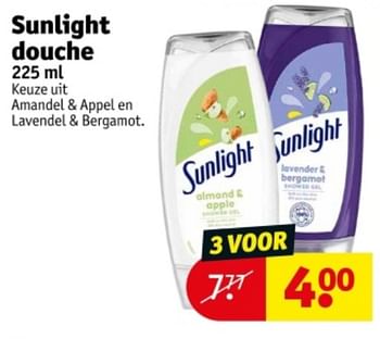 Promoties Sunlight douche - Sunlight - Geldig van 21/05/2024 tot 26/05/2024 bij Kruidvat