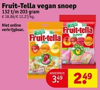 Fruit-tella vegan snoep-Fruittella