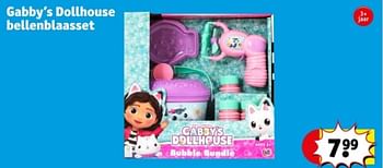 Promoties Gabby`s dollhouse bellenblaasset - Gabby's Dollhouse - Geldig van 21/05/2024 tot 26/05/2024 bij Kruidvat