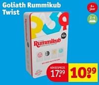 Promoties Goliath rummikub twist - Goliath - Geldig van 21/05/2024 tot 26/05/2024 bij Kruidvat
