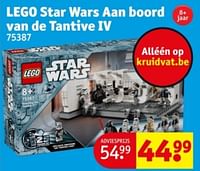 Promoties Lego star wars aan boord van de tantive iv 75387 - Lego - Geldig van 21/05/2024 tot 26/05/2024 bij Kruidvat