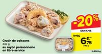 Promotions Gratin de poissons - Produit maison - Carrefour  - Valide de 22/05/2024 à 03/06/2024 chez Carrefour