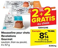 Promotions Mousseline au poulet - Purina - Valide de 22/05/2024 à 03/06/2024 chez Carrefour
