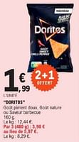 Promotions Doritos - Doritos - Valide de 21/05/2024 à 02/06/2024 chez E.Leclerc