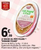 Promotions Le muche ail pâté picard domaine picard - Domaine Picard - Valide de 21/05/2024 à 02/06/2024 chez E.Leclerc