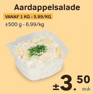 Promoties Aardappelsalade - Huismerk - Buurtslagers - Geldig van 24/04/2024 tot 18/06/2024 bij Buurtslagers