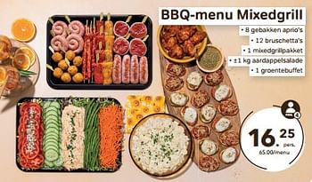 Promoties Bbq-menu mixedgrill - Huismerk - Buurtslagers - Geldig van 24/04/2024 tot 18/06/2024 bij Buurtslagers