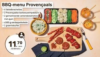 Promoties Bbq-menu provençaals - Huismerk - Buurtslagers - Geldig van 24/04/2024 tot 18/06/2024 bij Buurtslagers