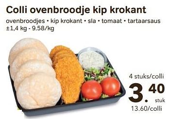 Promoties Colli ovenbroodje kip krokant - Huismerk - Buurtslagers - Geldig van 24/04/2024 tot 18/06/2024 bij Buurtslagers