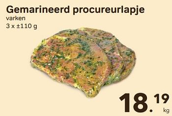 Promoties Gemarineerd procureurlapje - Huismerk - Buurtslagers - Geldig van 24/04/2024 tot 18/06/2024 bij Buurtslagers