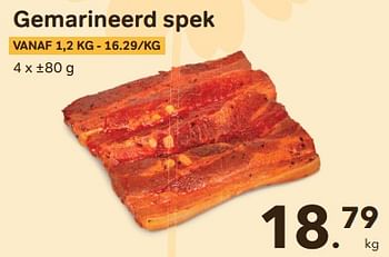 Promoties Gemarineerd spek - Huismerk - Buurtslagers - Geldig van 24/04/2024 tot 18/06/2024 bij Buurtslagers