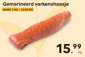 Promoties Gemarineerd varkenshaasje - Huismerk - Buurtslagers - Geldig van 24/04/2024 tot 18/06/2024 bij Buurtslagers