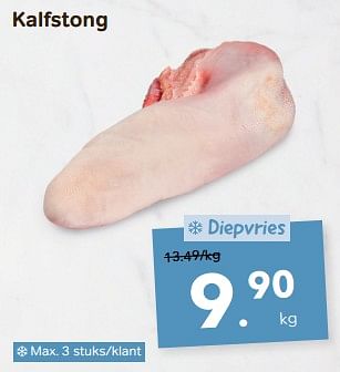 Promoties Kalfstong - Huismerk - Buurtslagers - Geldig van 24/04/2024 tot 18/06/2024 bij Buurtslagers