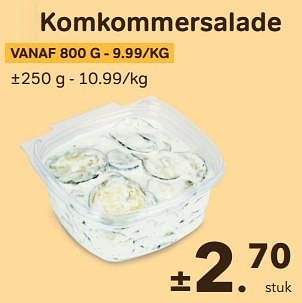 Promoties Komkommersalade - Huismerk - Buurtslagers - Geldig van 24/04/2024 tot 18/06/2024 bij Buurtslagers
