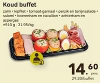Promoties Koud buffet - Huismerk - Buurtslagers - Geldig van 24/04/2024 tot 18/06/2024 bij Buurtslagers