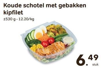 Promoties Koude schotel met gebakken kipfilet - Huismerk - Buurtslagers - Geldig van 24/04/2024 tot 18/06/2024 bij Buurtslagers