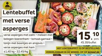 Promoties Lentebuffet met verse asperges - Huismerk - Buurtslagers - Geldig van 24/04/2024 tot 18/06/2024 bij Buurtslagers