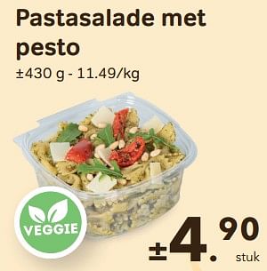 Promoties Pastasalade met pesto - Huismerk - Buurtslagers - Geldig van 24/04/2024 tot 18/06/2024 bij Buurtslagers
