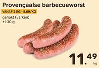 Provençaalse barbecueworst-Huismerk - Buurtslagers