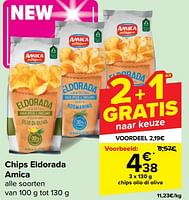 Promoties Chips olio di oliva - Amica - Geldig van 22/05/2024 tot 03/06/2024 bij Carrefour