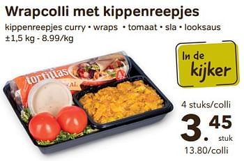 Promoties Wrapcolli met kippenreepjes - Huismerk - Buurtslagers - Geldig van 24/04/2024 tot 18/06/2024 bij Buurtslagers