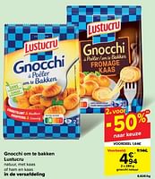 Promoties Gnocchi natuur - Lustucru - Geldig van 22/05/2024 tot 03/06/2024 bij Carrefour