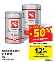 Promoties Koffiebonen classico - Illy - Geldig van 22/05/2024 tot 03/06/2024 bij Carrefour