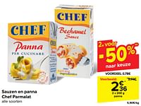 Promoties Panna chef parmalat - Chef - Geldig van 22/05/2024 tot 03/06/2024 bij Carrefour