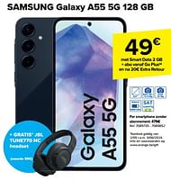 Promoties Samsung galaxy a55 5g 128 gb - Samsung - Geldig van 22/05/2024 tot 03/06/2024 bij Carrefour
