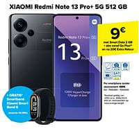 Promoties Xiaomi redmi note 13 pro+ 5g 512 gb - Xiaomi - Geldig van 22/05/2024 tot 03/06/2024 bij Carrefour