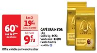 Promoties Café grain l`or - Douwe Egberts - Geldig van 22/05/2024 tot 27/05/2024 bij Auchan