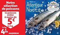 Promoties Maquereau - Huismerk - Auchan - Geldig van 22/05/2024 tot 27/05/2024 bij Auchan