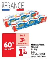 Promotions Mini caprice - Caprice des Dieux - Valide de 22/05/2024 à 27/05/2024 chez Auchan Ronq
